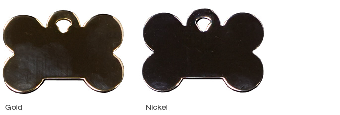 Gold & Nickel Tags Bone
