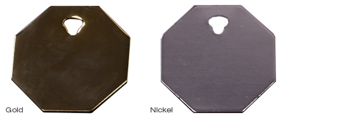 Premium Gold and Nickel Octagon