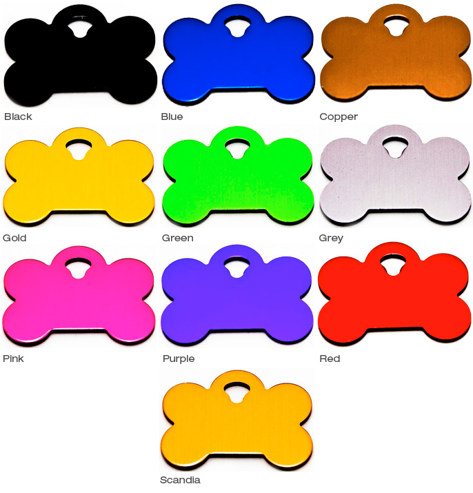 Standard Bright Dip Tags - Bone Small Standard Bright Dip Tags - Bone Small