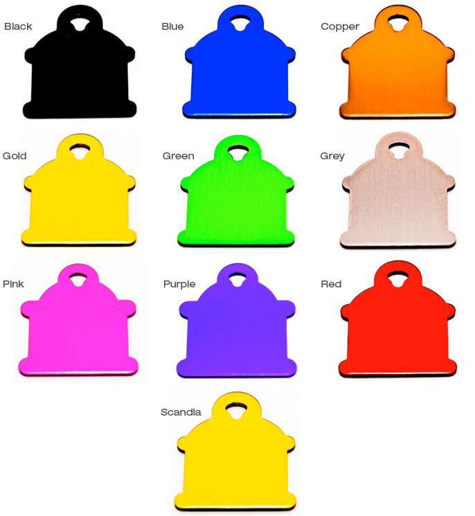 Standard Bright Dip Tags - Octagon Small Standard Bright Dip Tags - Octagon Small